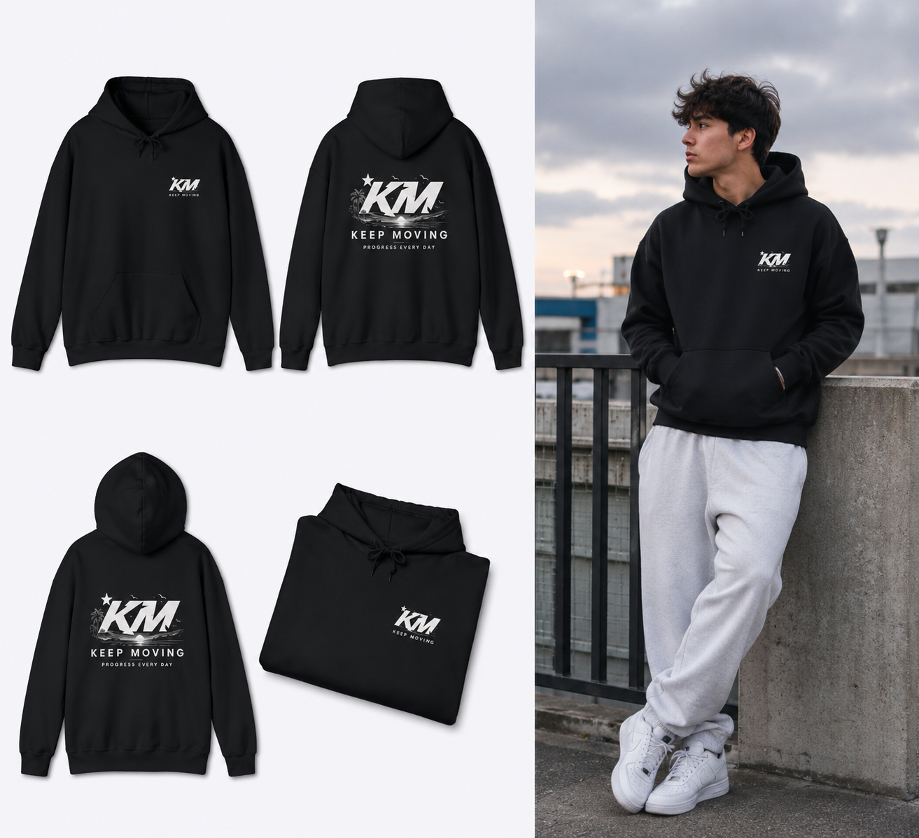 Keep Moving Hoodie | KM Wear
